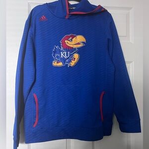 Adidas Kansas University Jayhawks sweatshirt hoodie
